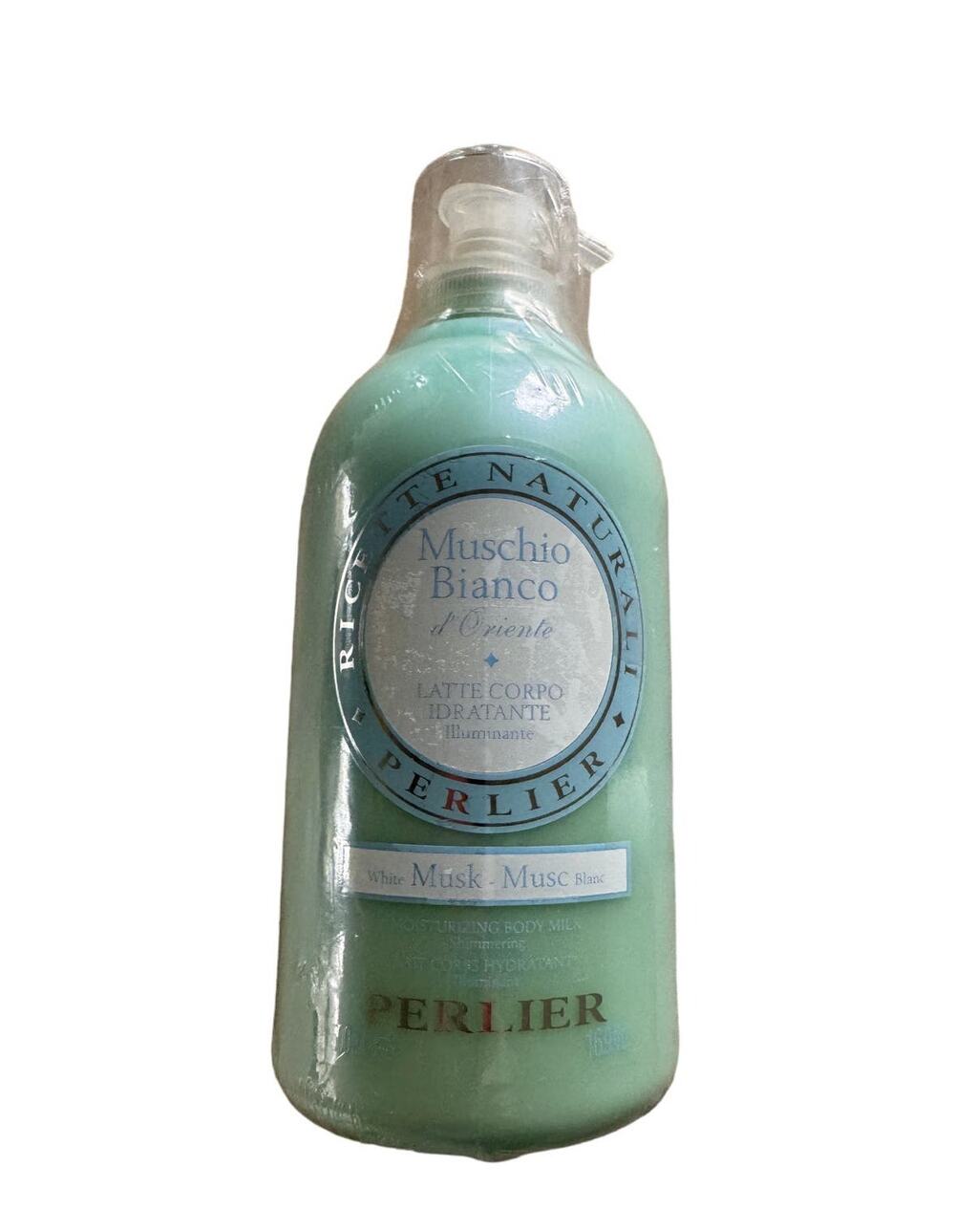 PERLIER White Musk Moisturizing Body Milk 16.9 FL OZ JUMBO SIZE ~ SEALED NEW